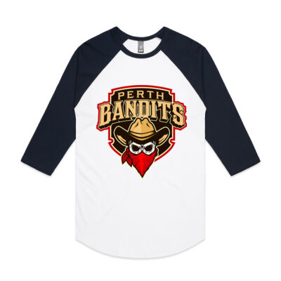 Perth Bandits - 3/4 Baseball Sleeve Tee Thumbnail