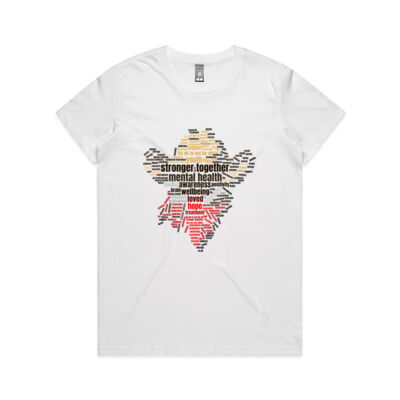 Mental Health wordcloud - AS Colour - Women's Maple Crew Tee Thumbnail