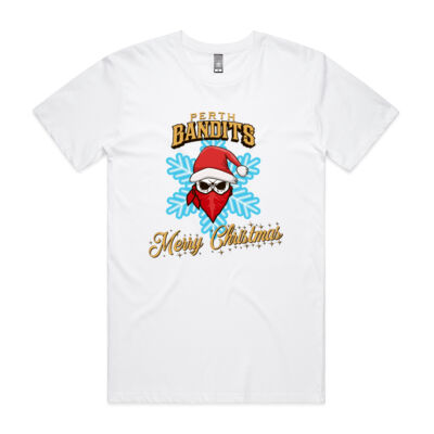 Perth Bandits Christmas 2022 T-shirt - AS Colour - Staple Crew Tee (Premium) Thumbnail