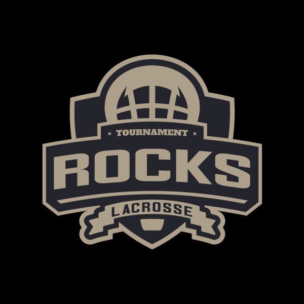 Rocks Tournament Lacrosse Logo Template Thumbnail